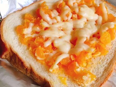 オレンジ*チーズトースト